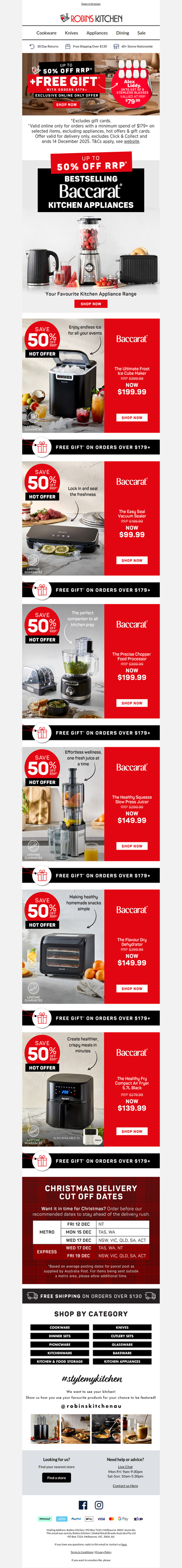 Cooking Made Easy by Baccarat® Kitchen Appliances