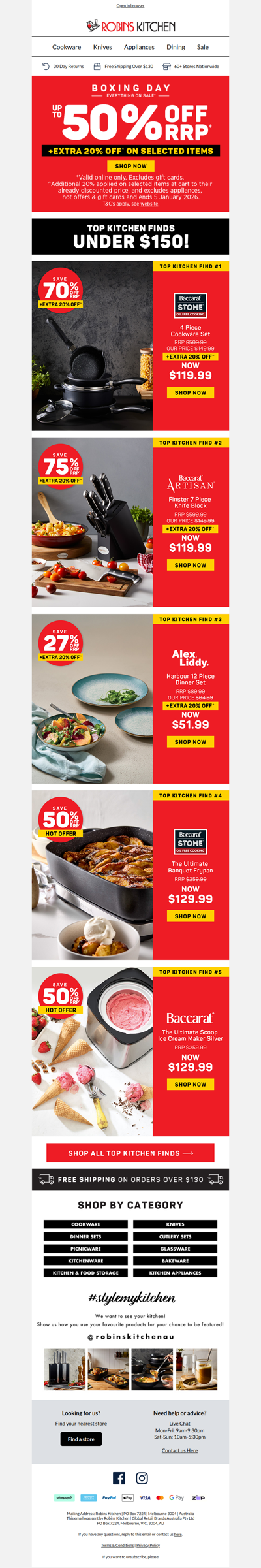 Boxing Day Deals Under $150 🔥