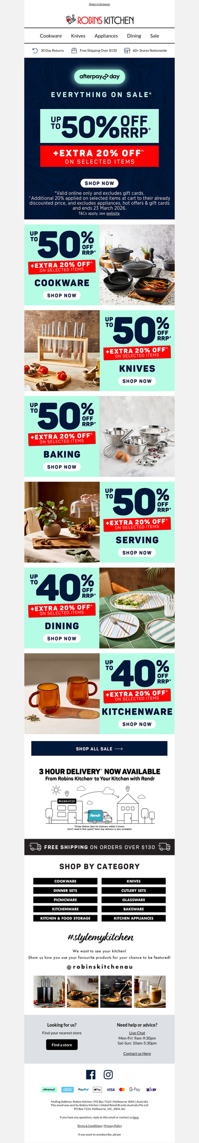 ⏰ Afterpay Day starts now!