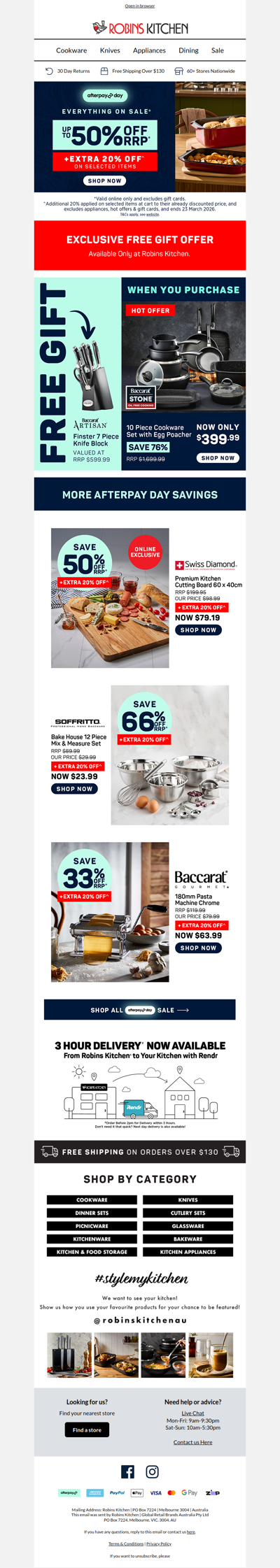 🚨 FREE Knife Block 🚨 RRP $599.99