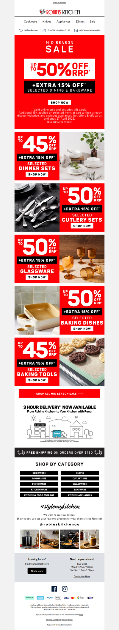 Mid Season Sale 📢 Starts NOW!