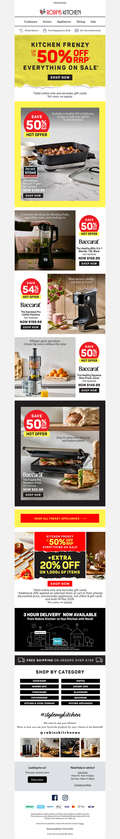 50% OFF these life-changing appliances