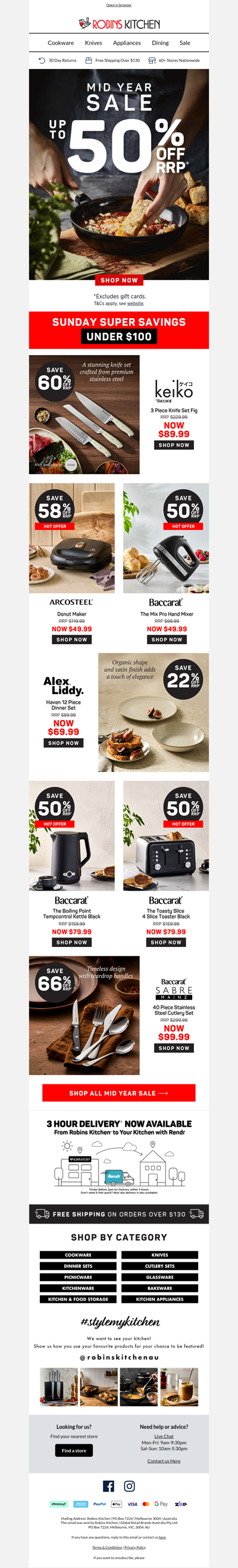 SUPER SAVINGS UNDER $100 💸