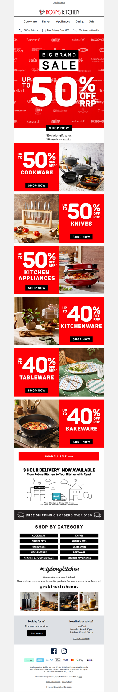 The Big Brand Sale is ON 🔥