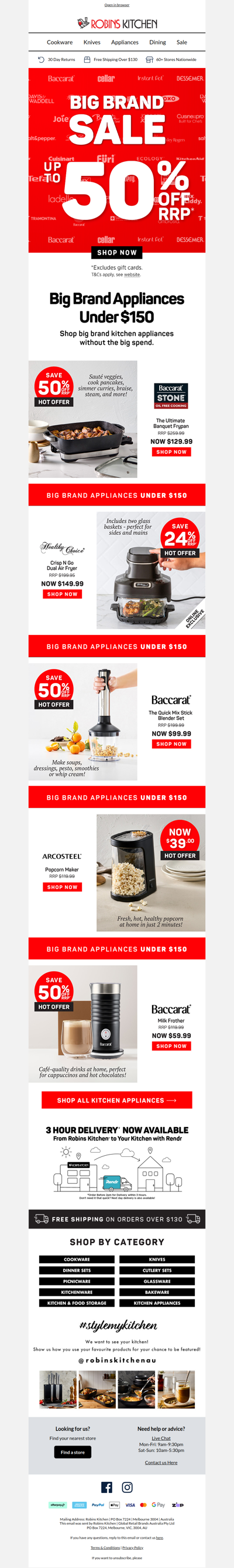 BIG appliance deals under $150 🔥