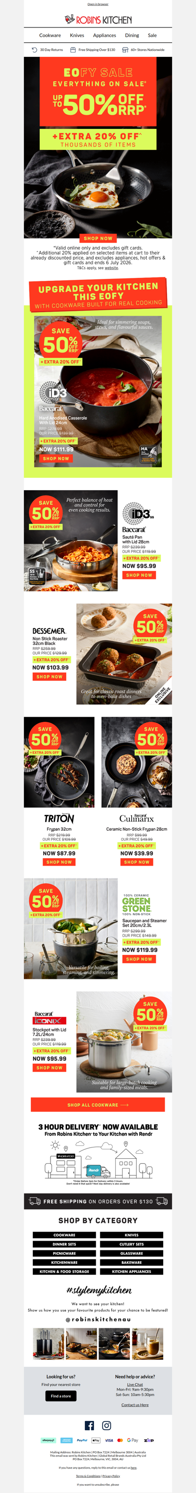 UP TO 50% OFF POTS & PANS 🥘🍳