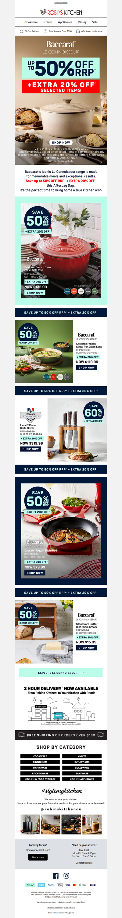🚨 LE CONNOISSEUR ON SALE
