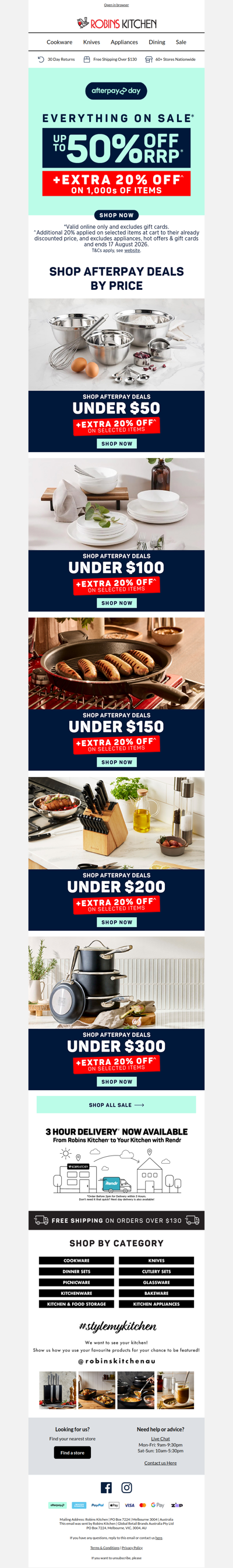Big Afterpay deals for every budget