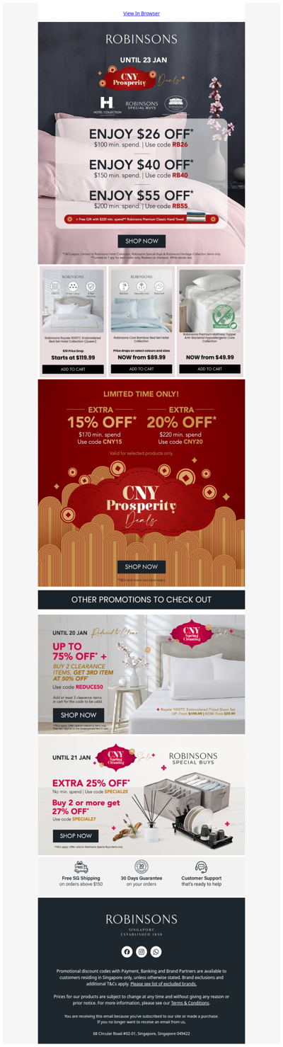 CNY Prosperity Deals: Save Up to $55 + Free Gift!