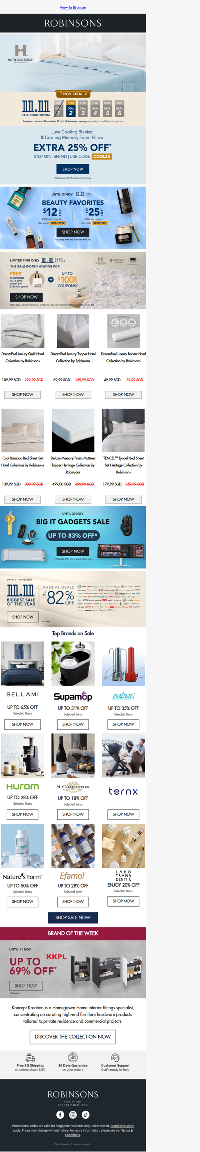 Why wait for 11.11 when you can enjoy the offer now?