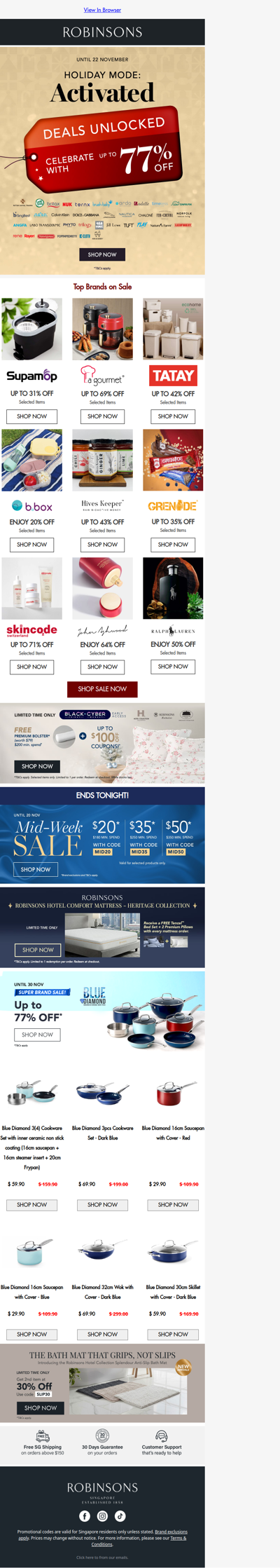 Holiday Mode Activated: Deals Up to 77% Off—Shop Now!