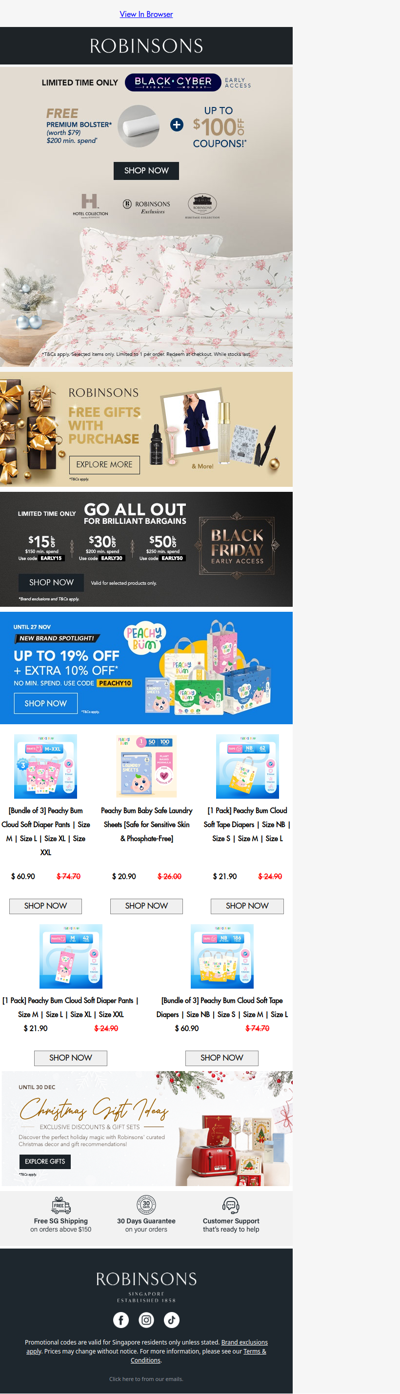 Black Friday Early Access: Free Bolster + Up to $100 Off Coupons!