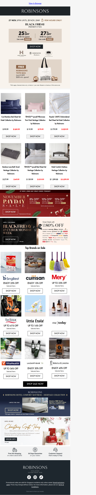 Black Friday Priority Pass: Save Up to 27% Off + Free Robinsons Tote Bag