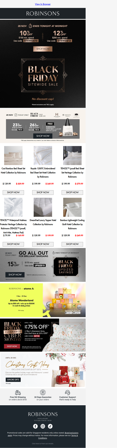 Black Friday Starts Now: Enjoy Up to 12% Off Sitewide