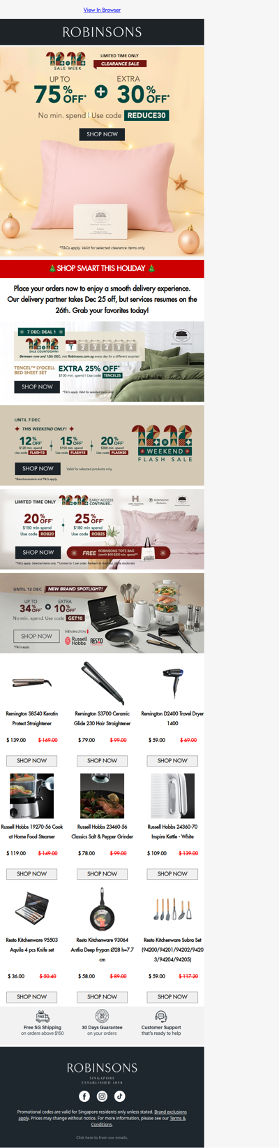 12.12 Clearance: Score Up to 75% OFF + Extra 30% OFF Today