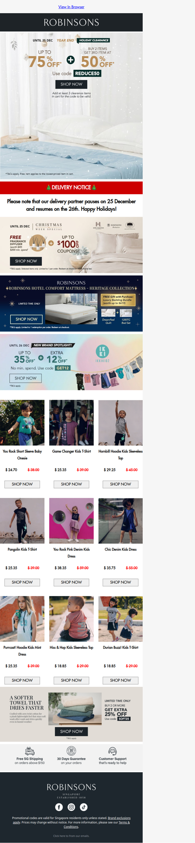 Double the Savings! Up to 75% OFF + Extra 50% OFF on Your 3rd Item