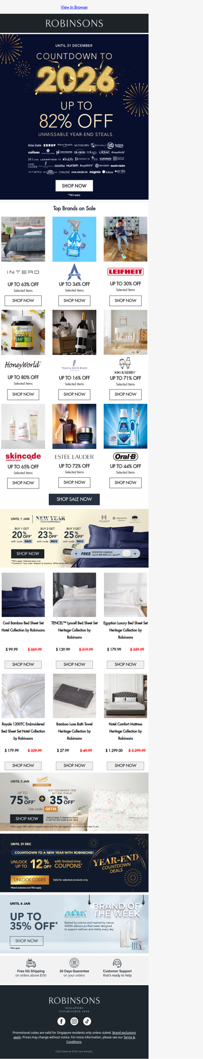 🎉 ENDS TONIGHT: Up to 82% OFF Unmissable Deals