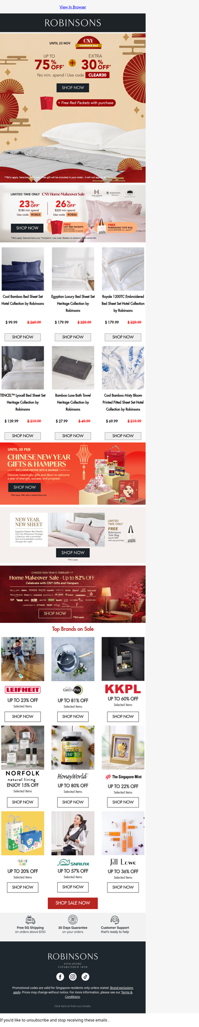 Step Into Abundance This CNY 🧧 — Clearance Offer Inside