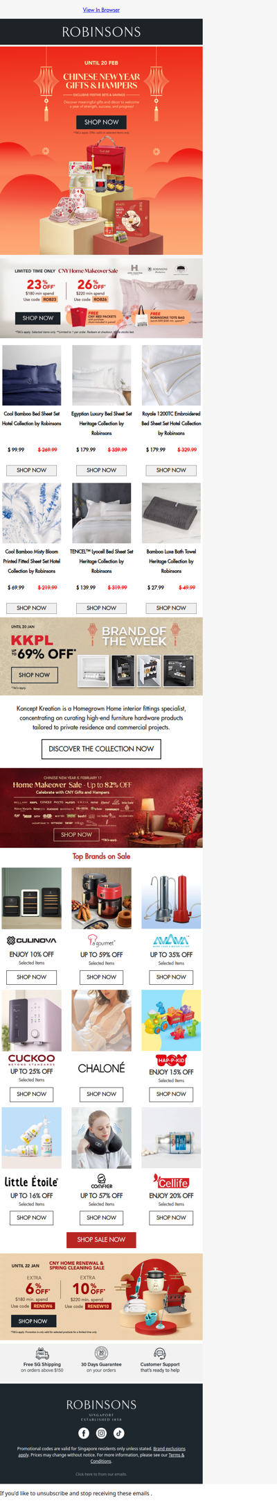 Thoughtful CNY Gifts & Hampers for Every Home