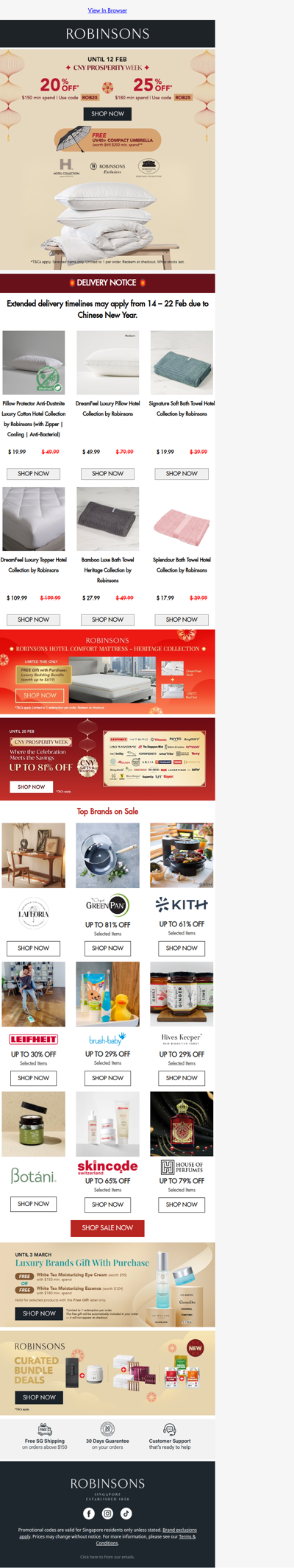 Prosperity Week Deals: Up to 25% OFF Robinsons Collections