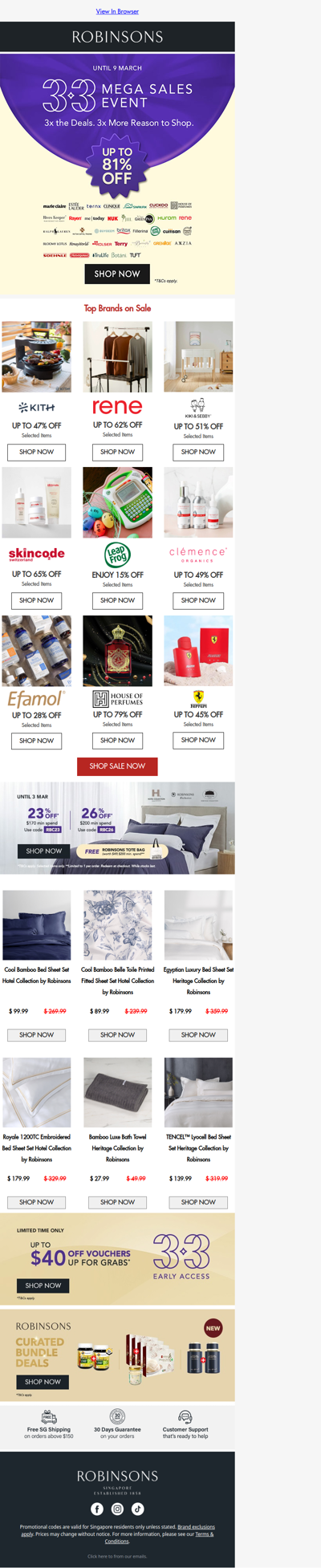 3.3 Blowout: 3x Deals, Up to 81% OFF! 🙌