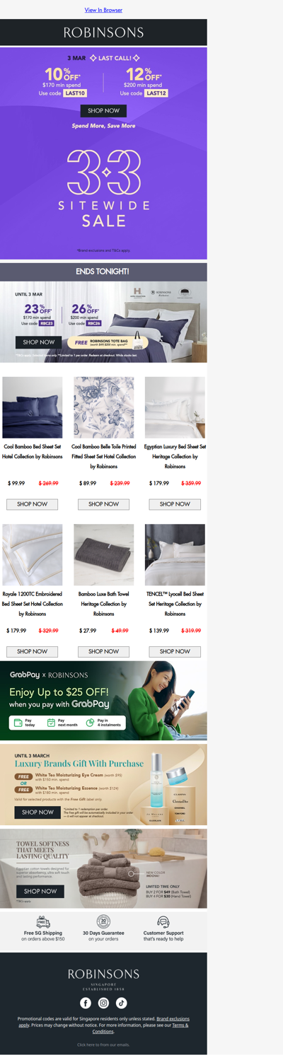 Final Hours! Take Up to 12% OFF Sitewide Before Midnight