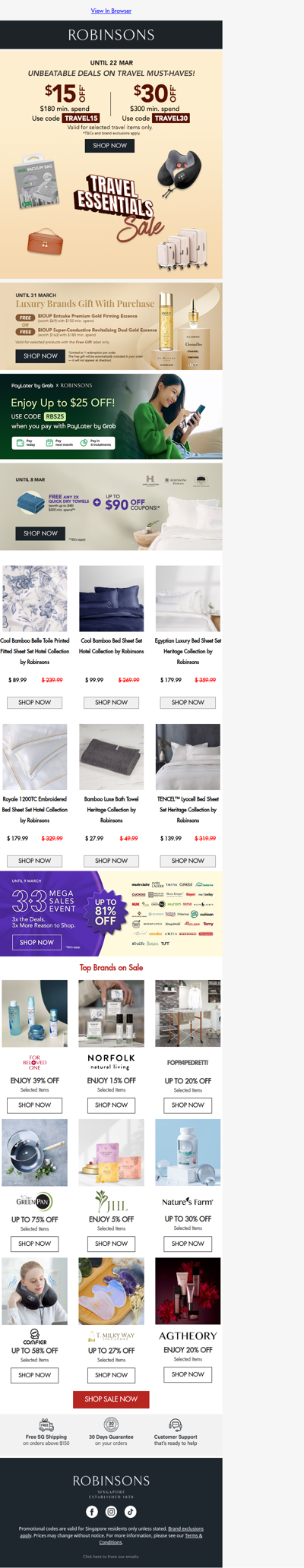 Pack and Save Up to $30 OFF Travel Must-Haves ✈️