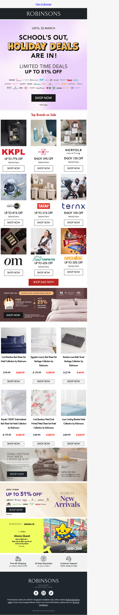 School’s Out, Big Deals In! Save Up to 81% OFF