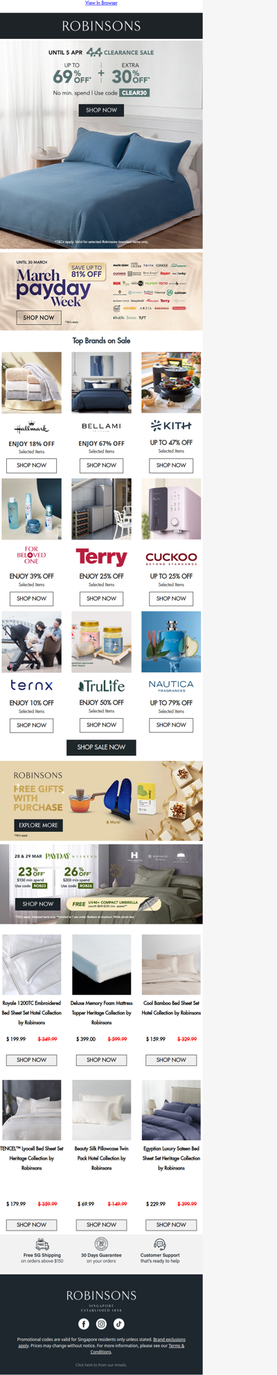 Prices Slashed: Up to 69% OFF + Extra 30% OFF