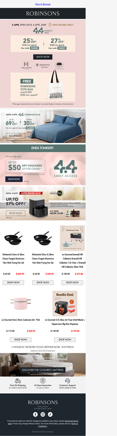 Priority Pass Exclusive: Save Up to 27% Off Robinsons Collections