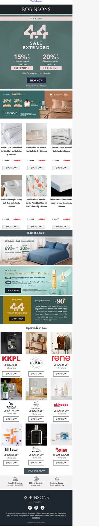 Missed 4.4? You Extension Is Here! Save Up to 20% Off