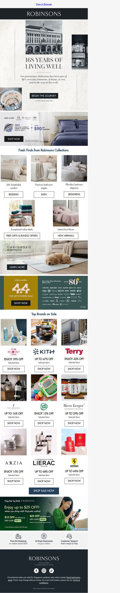 168 Years of Living Well, with Robinsons