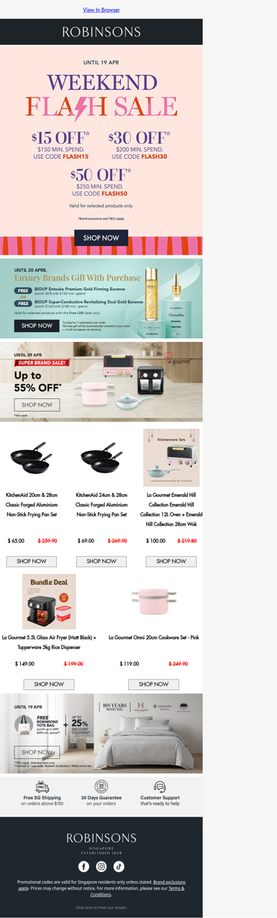 Flash Sale Alert: Weekend Savings Up to $50 OFF