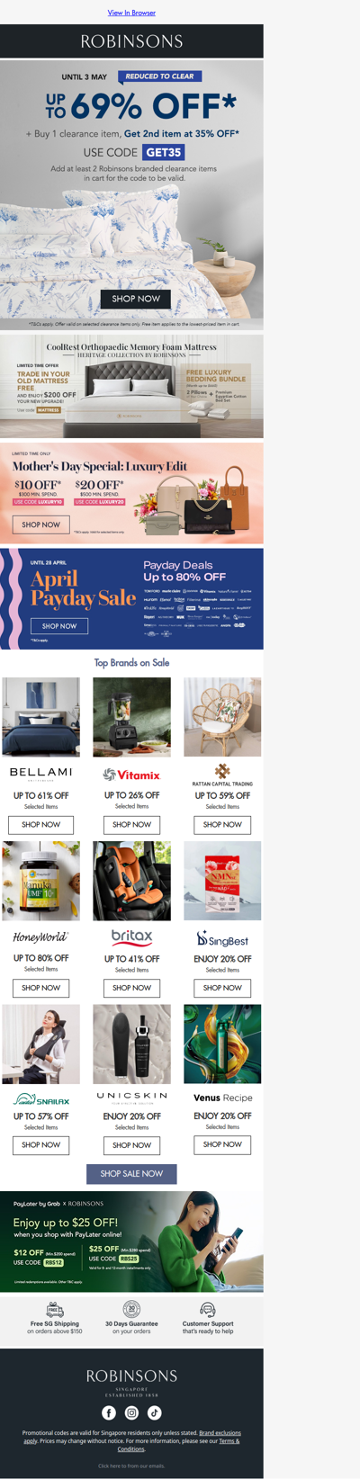 Refresh Your Home with Clearance Deals: Now Up to 69% Off