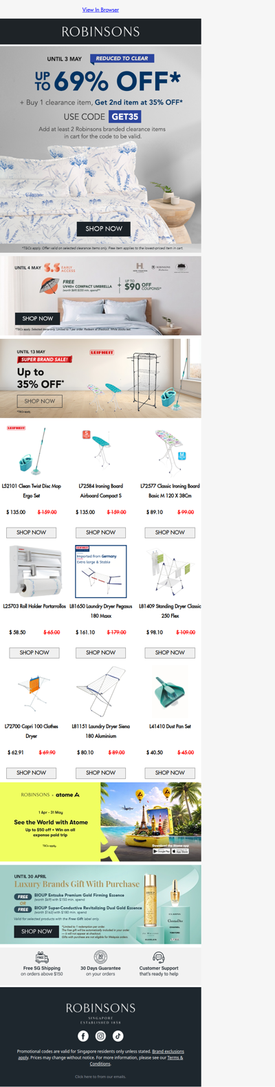 Clear-Out Deals Are Here: Up to 69% Off + Extra 35% Off