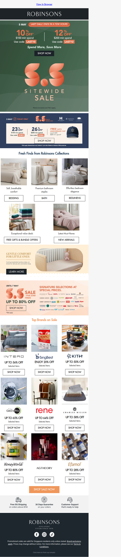Last Call: Up to 12% OFF 5.5 Savings Ends in a Few Hours
