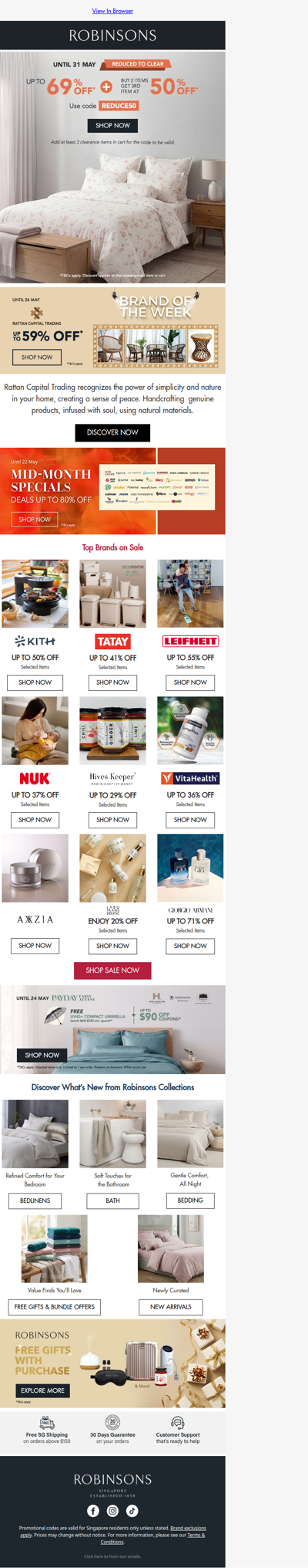 Extra Savings on Clearance Must-Haves Now Up to 69% Off
