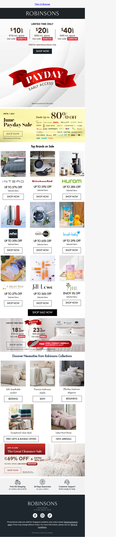 Get First Pick of Up to $40 OFF Payday Savings