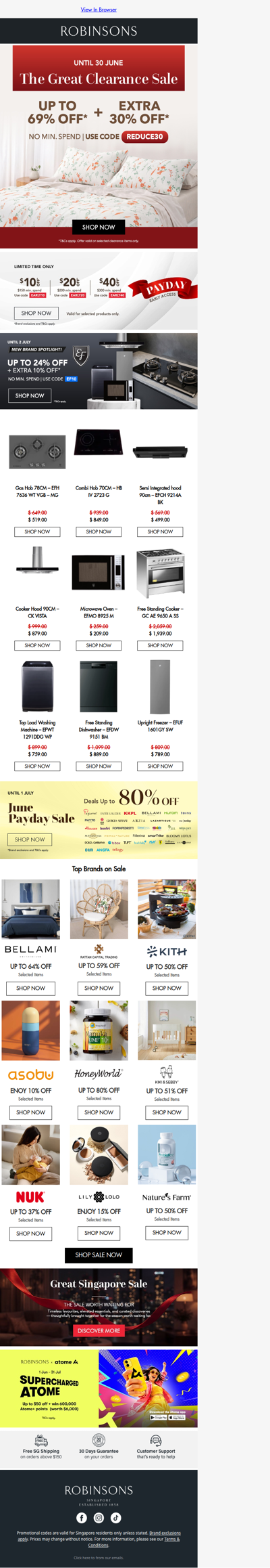 Final Week: Clearance Deals Up to 69% Off