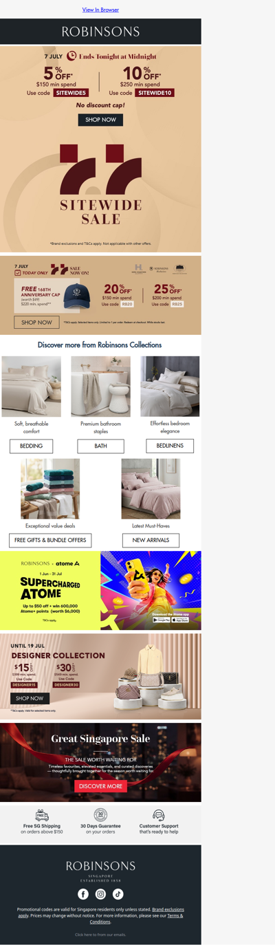 Don’t Miss 7.7 Deals: Up to an Extra 10% Off Sitewide! 😍