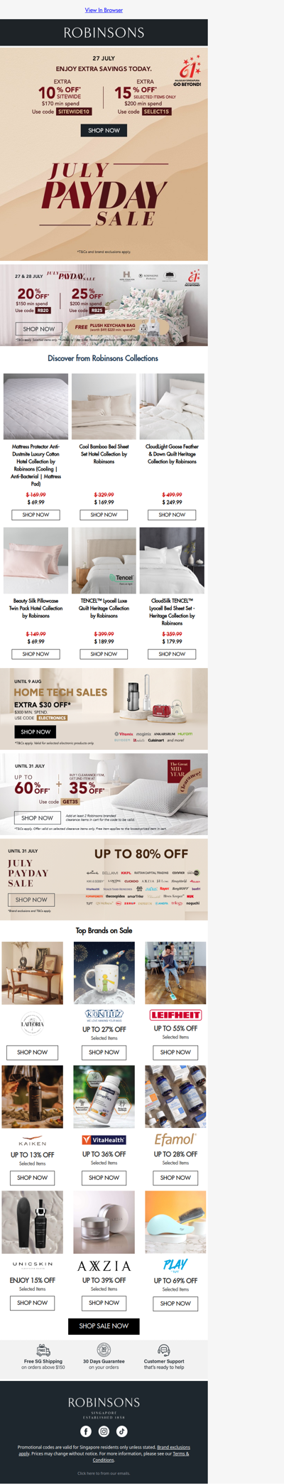 July Payday Treats: Enjoy Up to 15% Off!