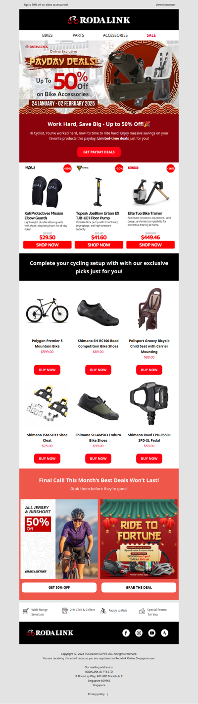 Hi Cyclist, Slither into Savings! 🐍 Year of the Snake Sale