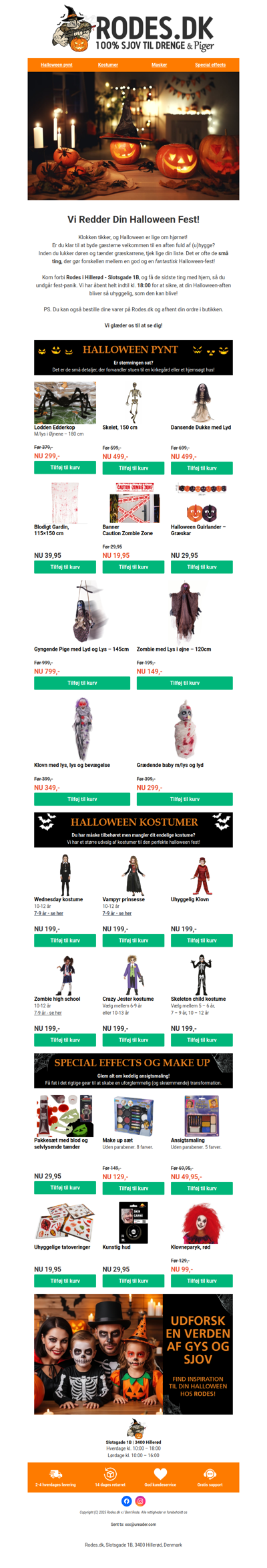 🚨 Sidste Udkald! Mangler du det allersidste til Halloween?