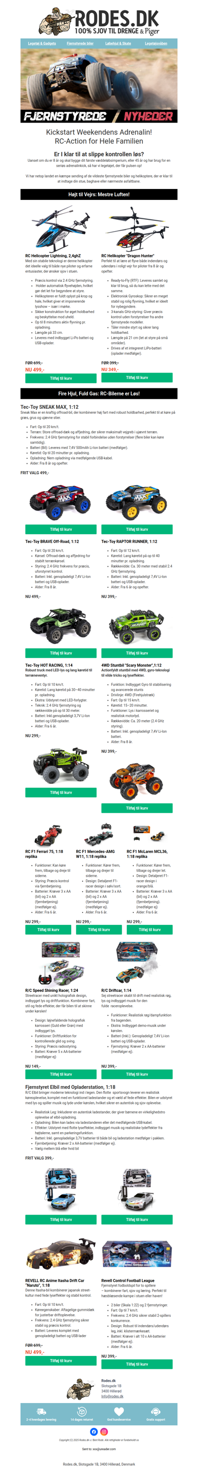 Kickstart Weekendens Adrenalin!