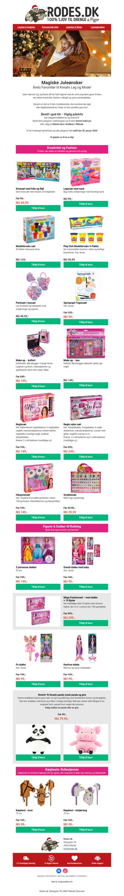 ✨ Magiske Juleønsker: Årets Favoritter til Kreativ Leg og Mode!