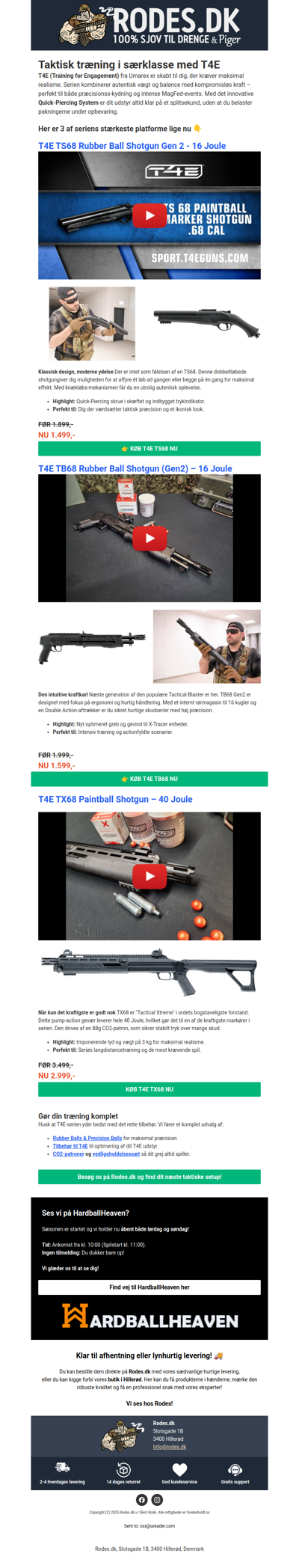 Tag kontrollen med T4E: Taktisk træning i særklasse 🎯