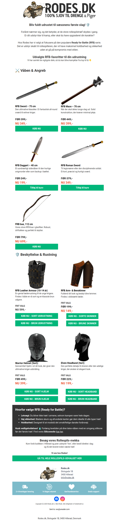 ⚔️ Klar til forårets træf? Bliv 