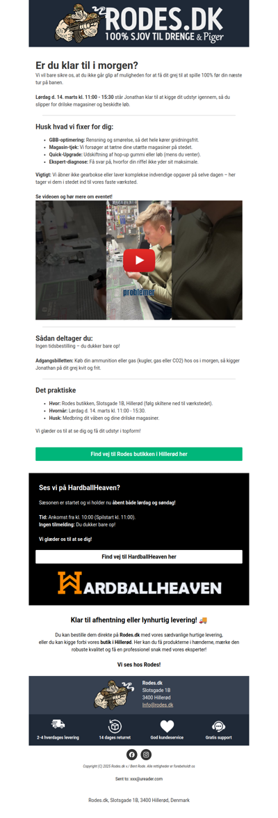 Ses vi i morgen? Jonathan står klar med værktøjet! 🔧