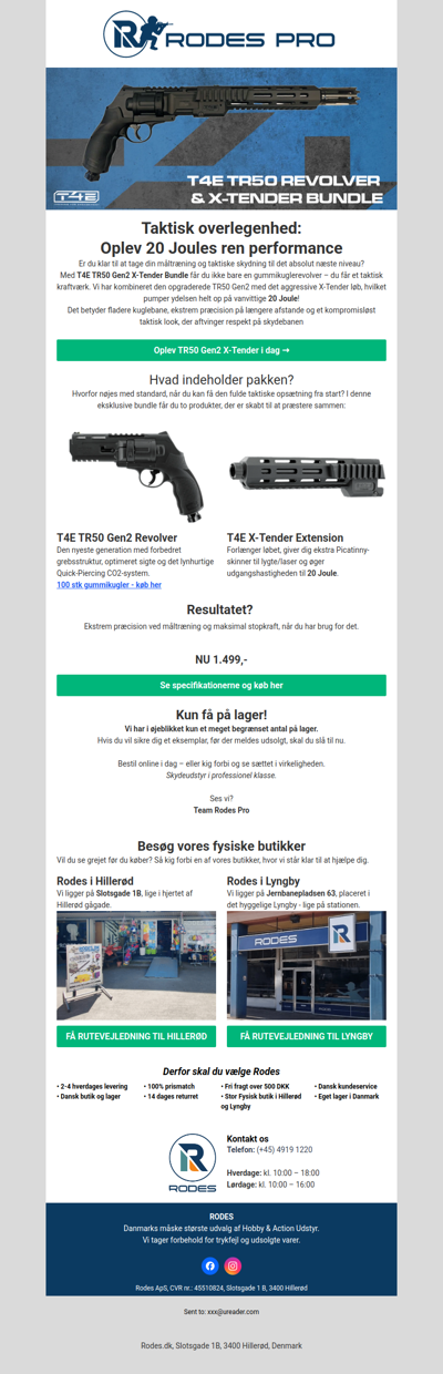 20 Joule ren power: TR50 Gen2 X-Tender Bundle 🎯