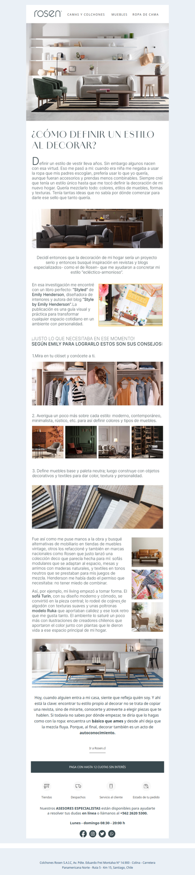 ¡Encuentra tu estilo de decoración!